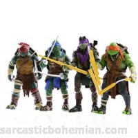 Peton Teenage Mutant Ninja Turtles Movie 5 Action Figure TMNT 4pcs Lot Toys LY Ninja Turtles B07PJ8TXFS